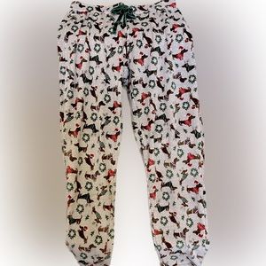 Cynthia Rowley super soft dachshund Holiday pajama bottoms. Size extra s…